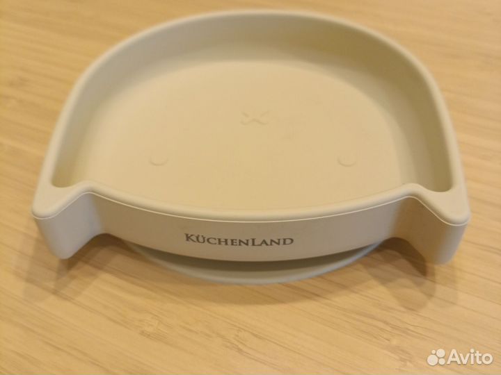 Тарелка и детский фартук Kuchenland