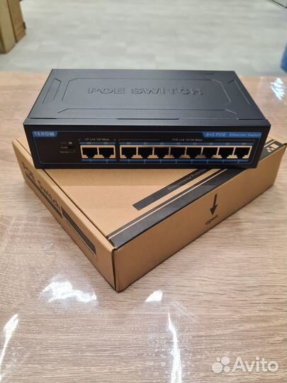 Коммутатор PoE (8 Poe + 2 Uplink)