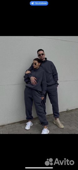 Парные, теплые спортивные костюмы на флисе