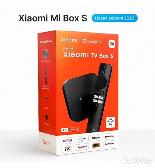 Xiaomi Mi Box S 2nd gen тв приставка