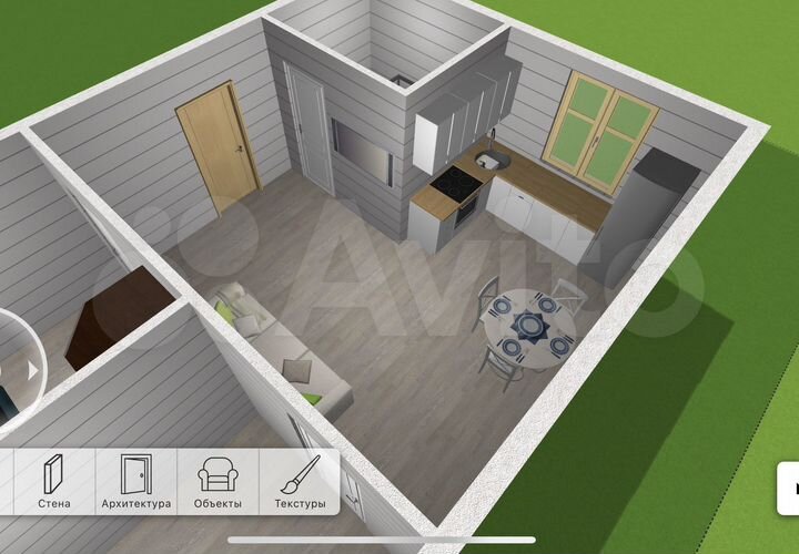 Дом 60 м² на участке 5 сот.