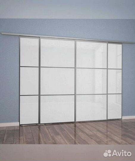 Стеклянная перегородка