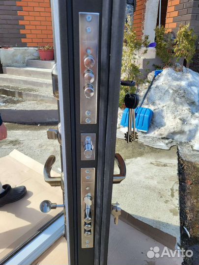 Дверь с ковкой и терморазрывом