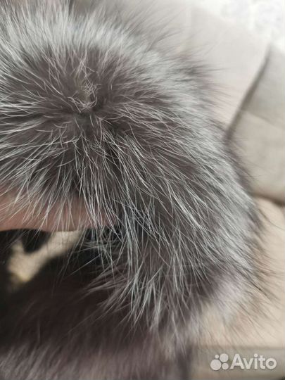 Мех лисы чернобурки