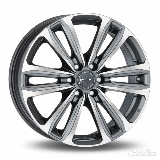 R17 6x139,7 7,5J ET38 D67,1 MAK Safari 6 Gunmetal