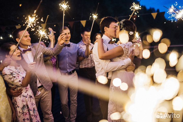 Длинные Бенгальские свечи 60 см 3 шт