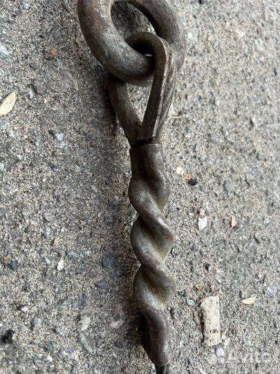 Трос стальной 8 мм стропа с крюками