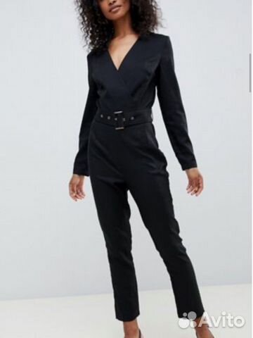 Комбинезон с длинным руковом и запахом S