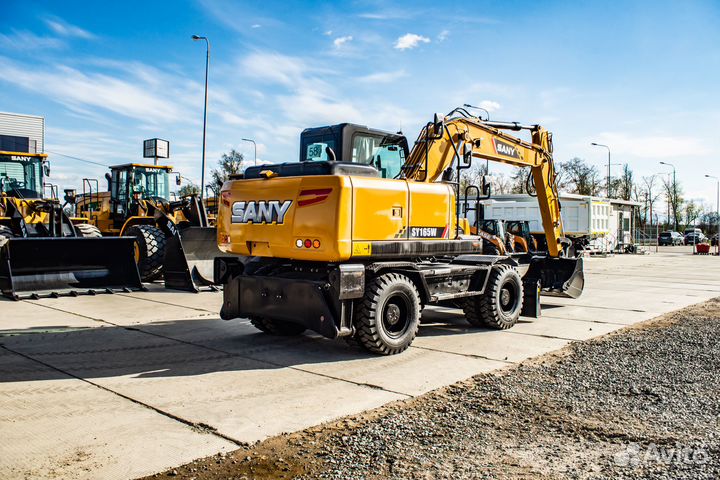 Колёсный экскаватор Sany SY165W, 2023