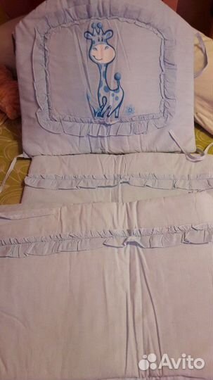 Комплект - бортики и постельное белье