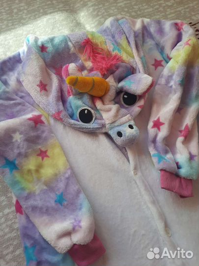 Пижама кигуруми единорог