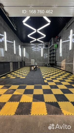 Модульная Плитка пвх 500х500мм;250х250 для Гаража