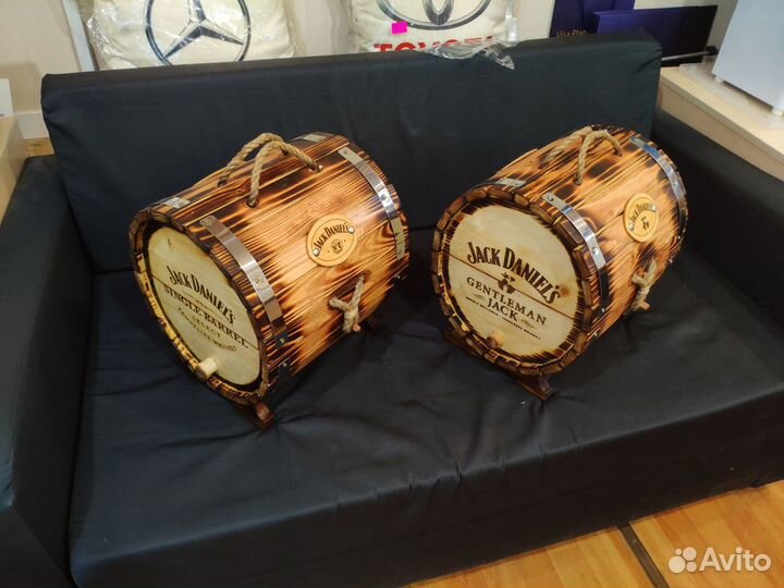 Мини-бар Бочка из дерева ручной работы