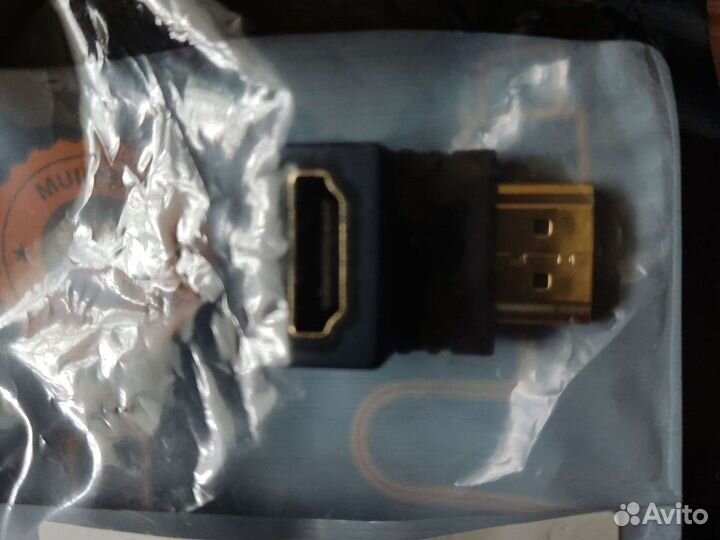 Переходник угловой hdmi (F) - hdmi (M) 90/270