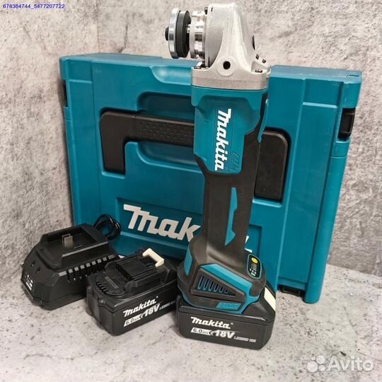 Ушм болгарка Makita аккумуляторная 125 мм 2 аккум