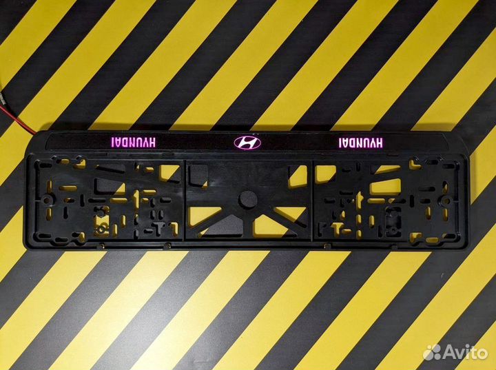 Номерная рамка c вашим лого и дизайном