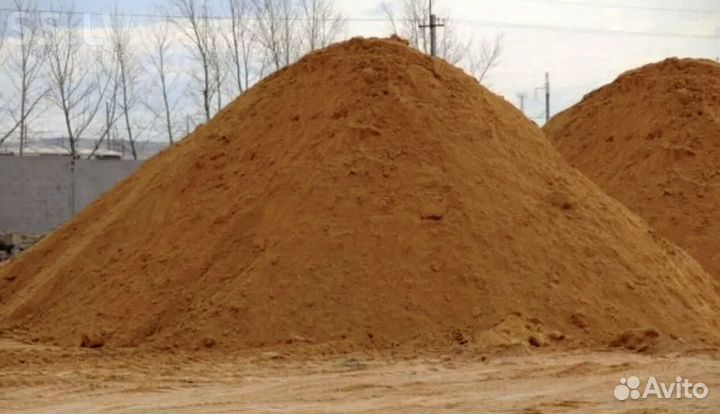 Песок карьерный с доставкой
