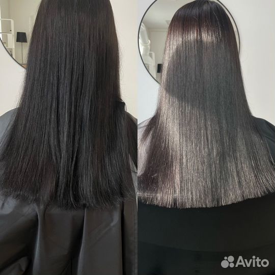 Кератиновое выпрямление волос/ наращивание волос