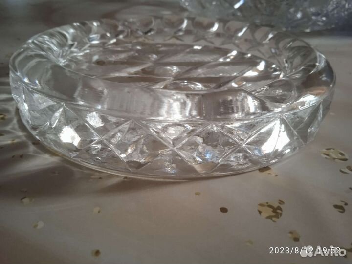 Хрустальная пепельница