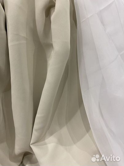 Продам портьеры блэк аут + тюль (комплект новый)