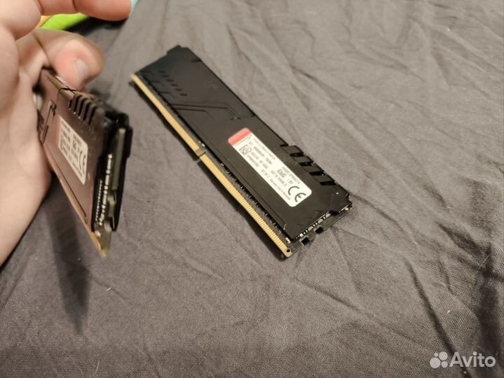 Оперативная память ddr4 16gb 3200 HyperX Fury