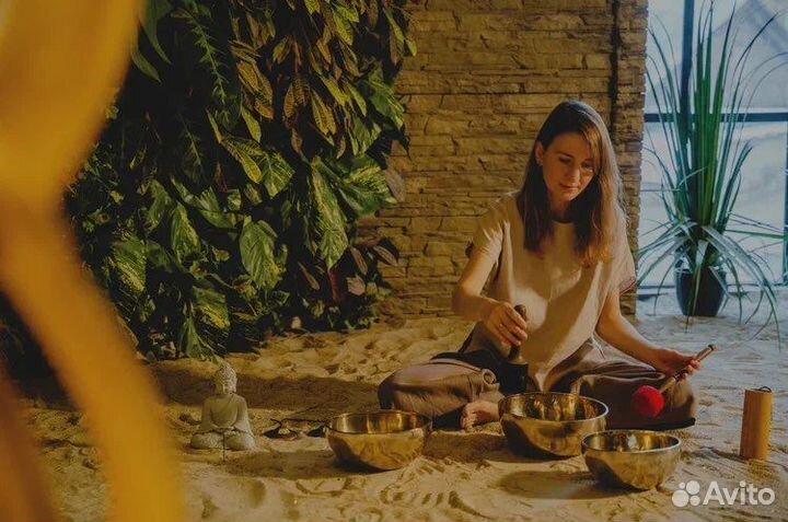 Массаж поющими чашами