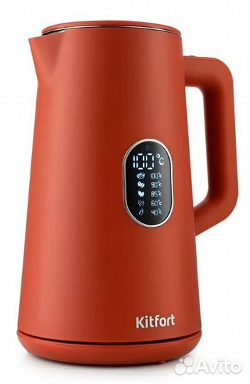 Чайник Kitfort красный