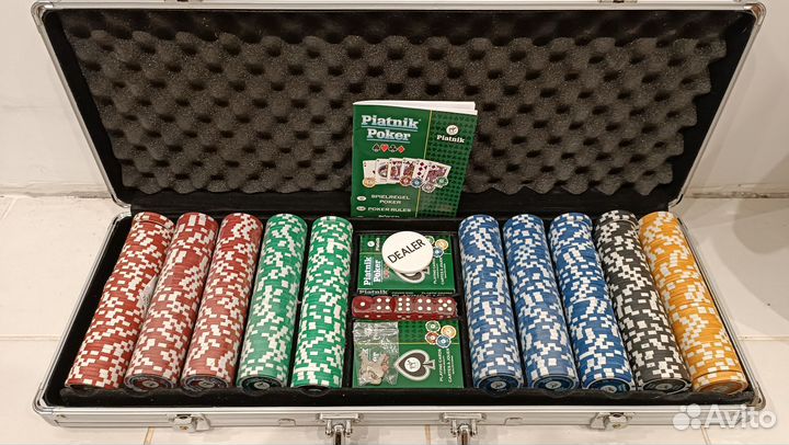 Покерный набор 500 фишек