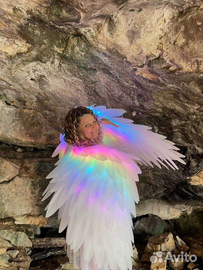 Гибкие светящиеся крылья.Для праздника фотосессии
