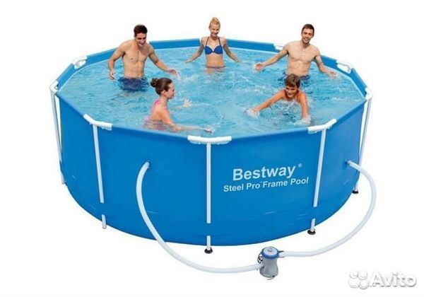 Каркасный бассейн 305*100 с фильтр-насосом