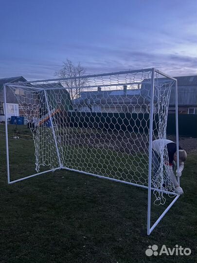 Футбольные ворота 3х2 металлические