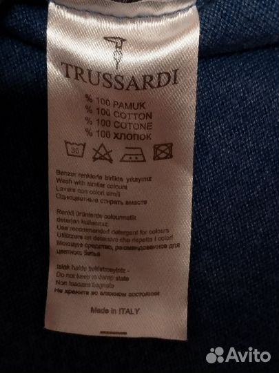 Джемпер на молнии Trussardi (L) Made in Italy