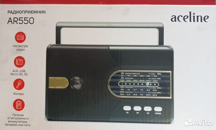 Радиоприемник aceline AR550 новый