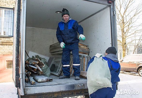 Вывоз строительного мусора с грузчиками