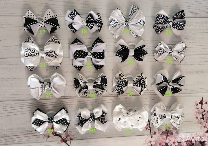 Бантики школьные для девочек
