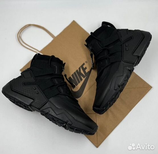 Мужские кроссовки Nike Air Huarache Gripp Black