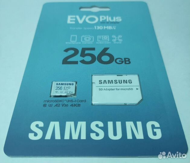 Samsung Micro SD 256Гб EVO Plus