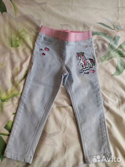 Джинсы для девочки 104
