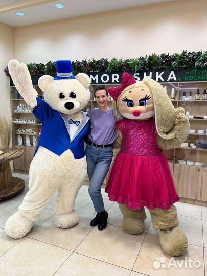 Экспресс-поздравление, Ростовые Куклы, медведь