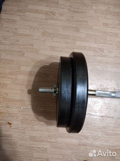 Штанга с блинами