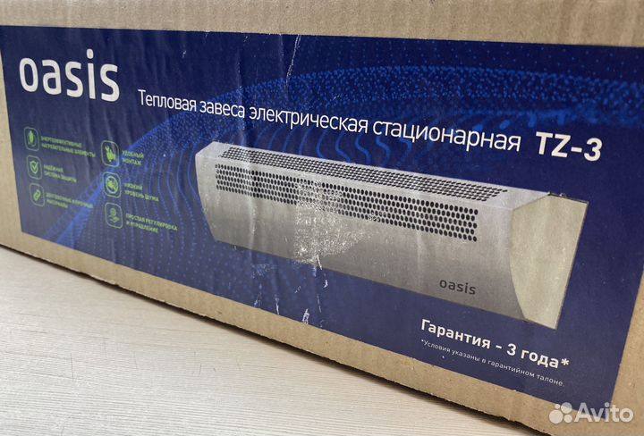 Тепловая завеса oasis TZ-3 3000Вт Новая