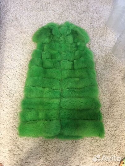 Шуба из песца