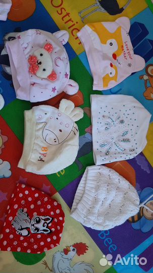 Детские шапочки для девочек