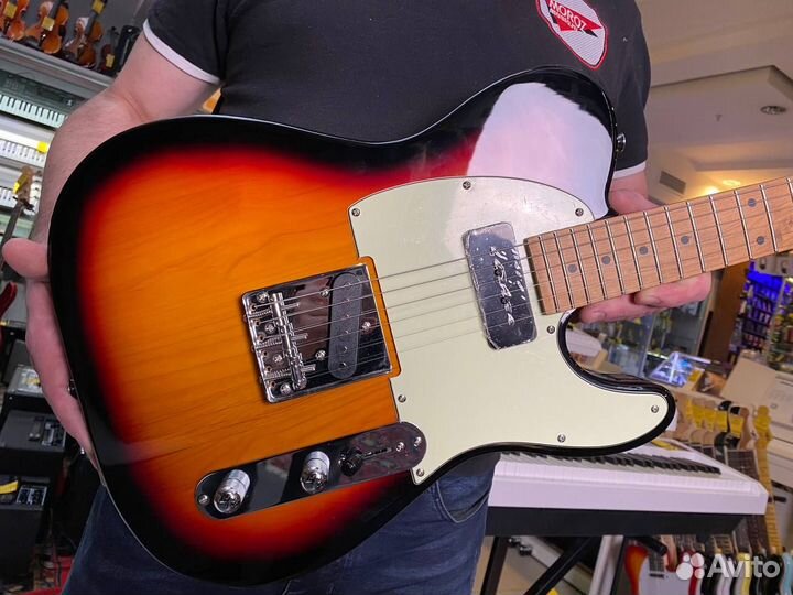 Sqoe SD130 SB электрогитара форма Telecaster