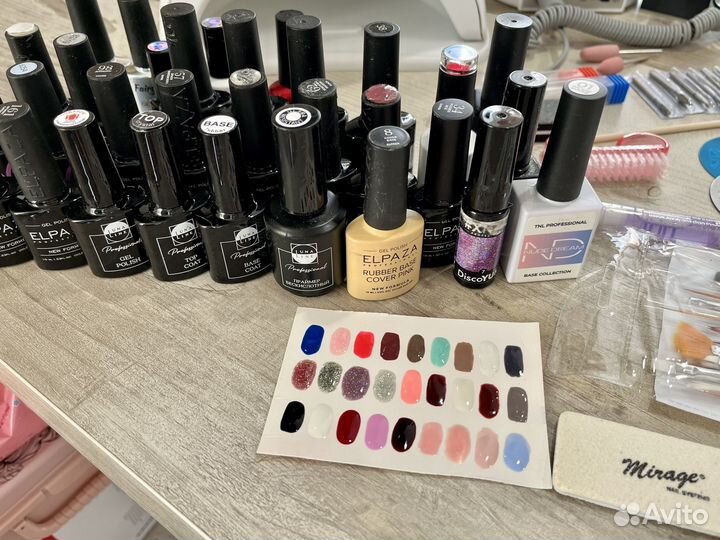 Набор для наращивания ногтей и дизайна, маникюра