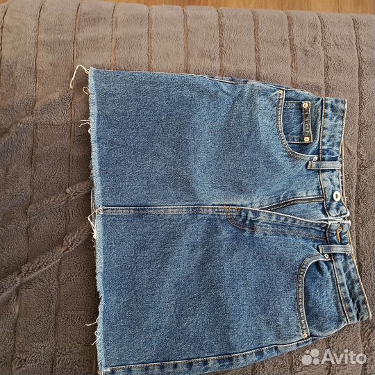 Джинсовая юбка zara