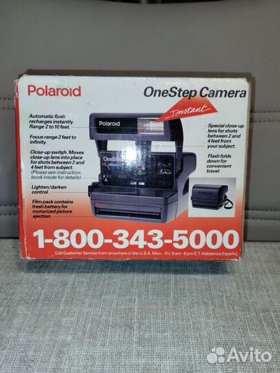 Фотоаппарат моментальной печати polaroid