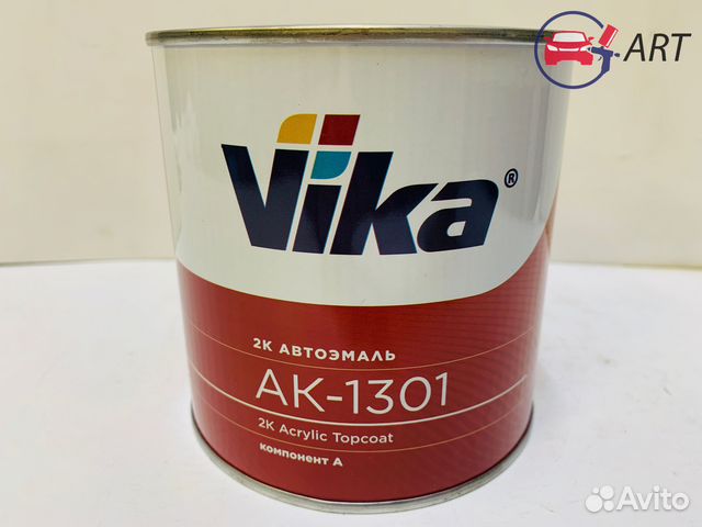 Vika (вика) белая 202 газ, акриловая эмаль ак-1301 купить в Москве | Авито