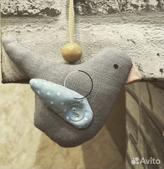 Гирлянда тканевая (ручная работа)