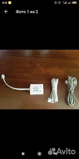 Переходник splitter adsl